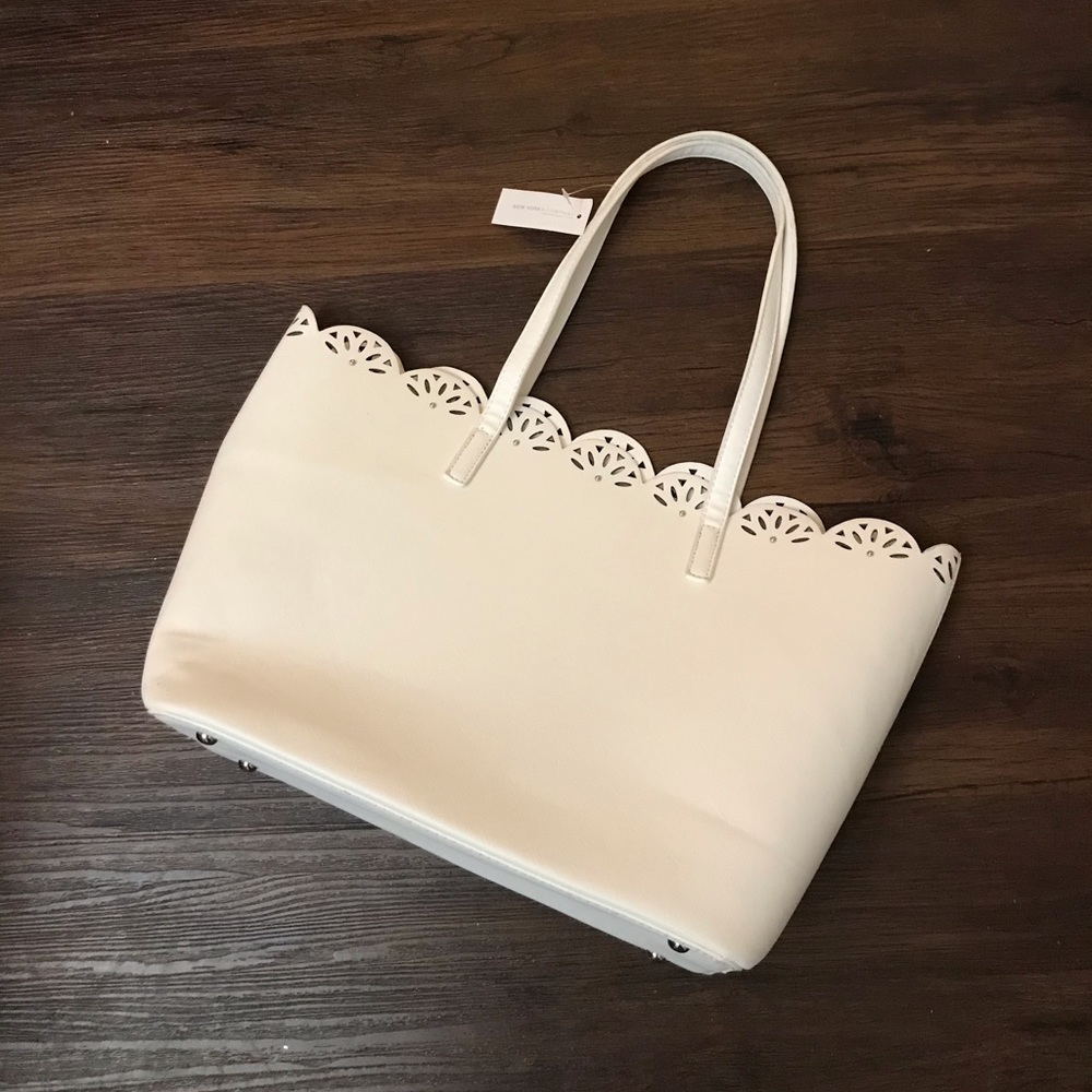 (Brand new) with tags white shoulder purse